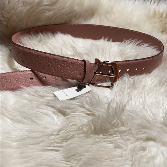 Authentic Gucci pink belt